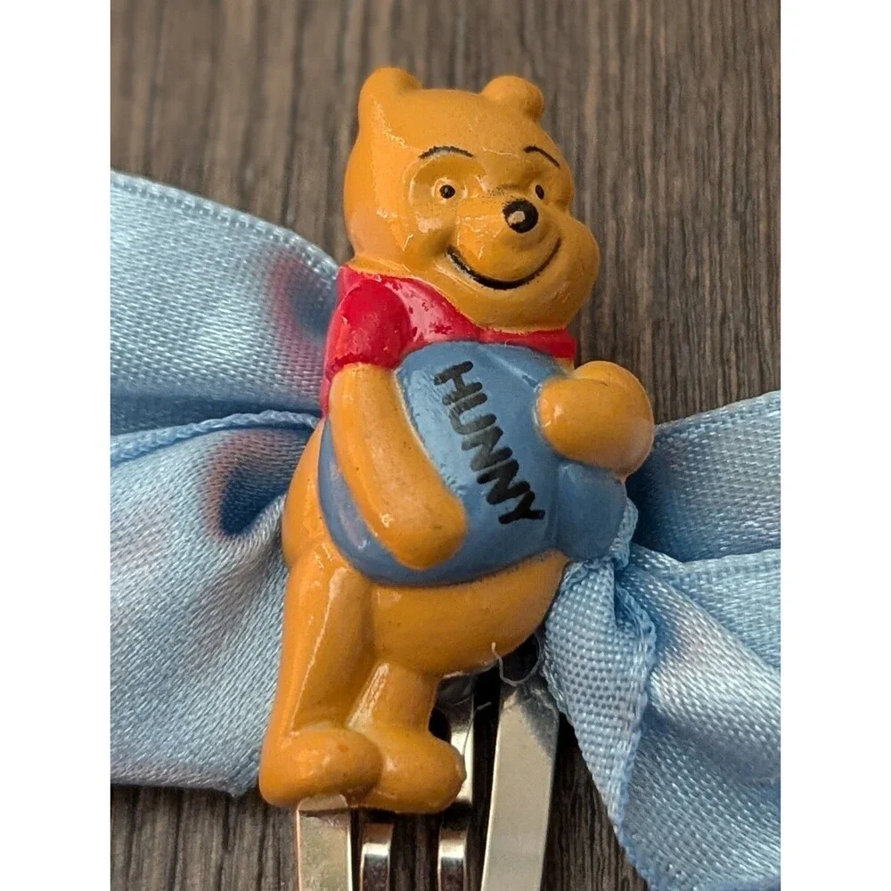 Vintage Disney Winnie The Pooh Tigger Hair Snap Clip Bow Barrettes